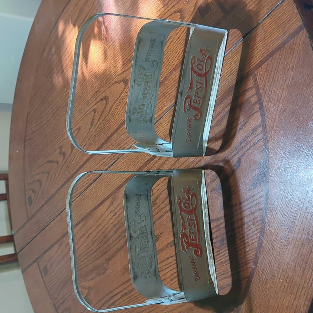 Vintage Pepsi Cola 6 pack holders
